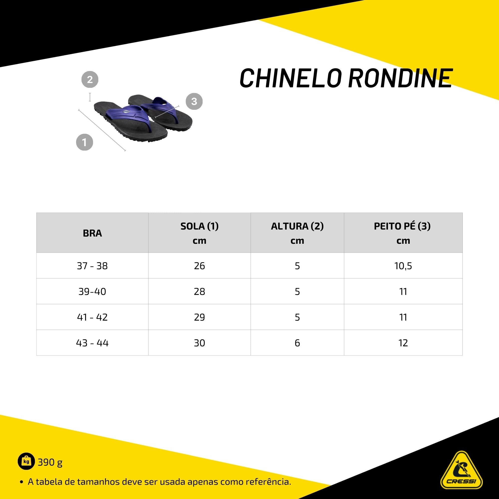 Chinelo Cressi Rondine
