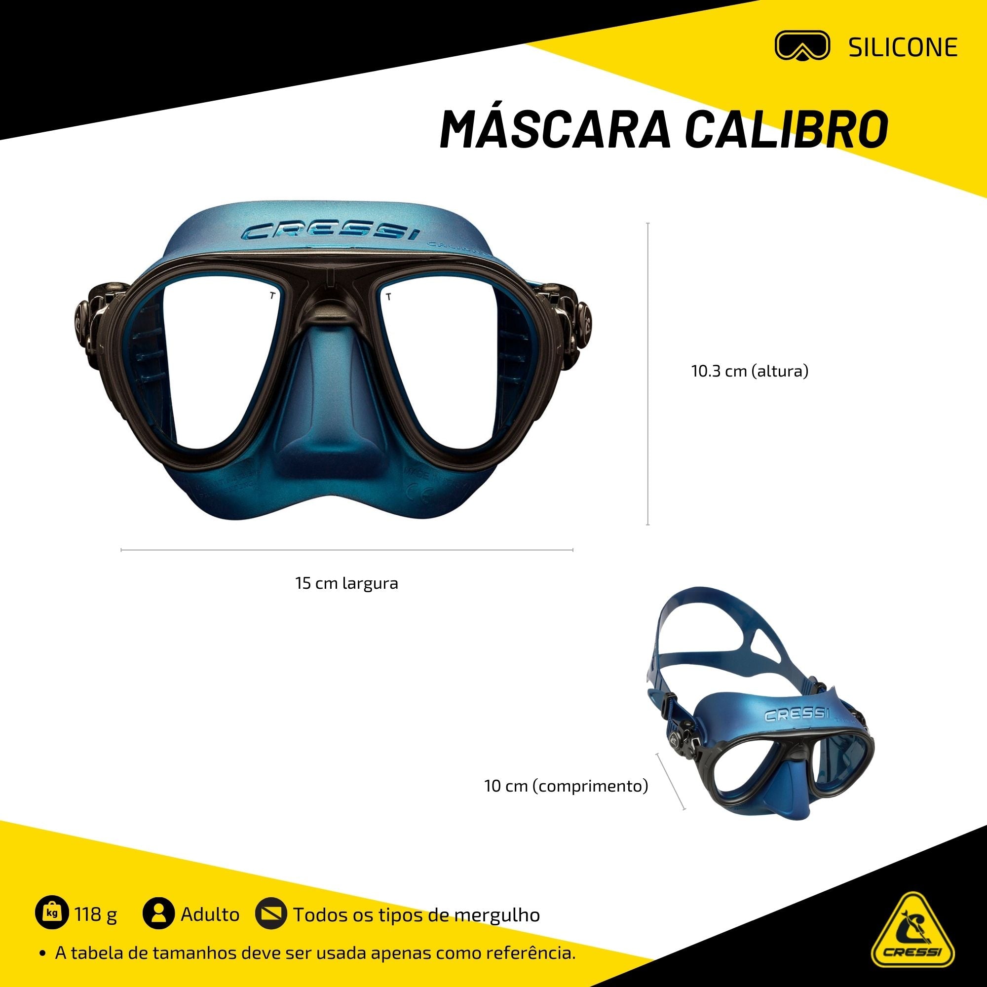 Máscara Cressi Calibro