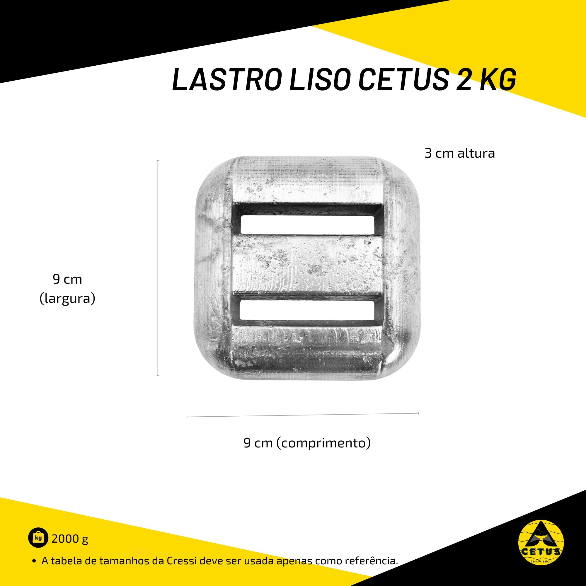 Lastro Liso Cetus 2 Kg