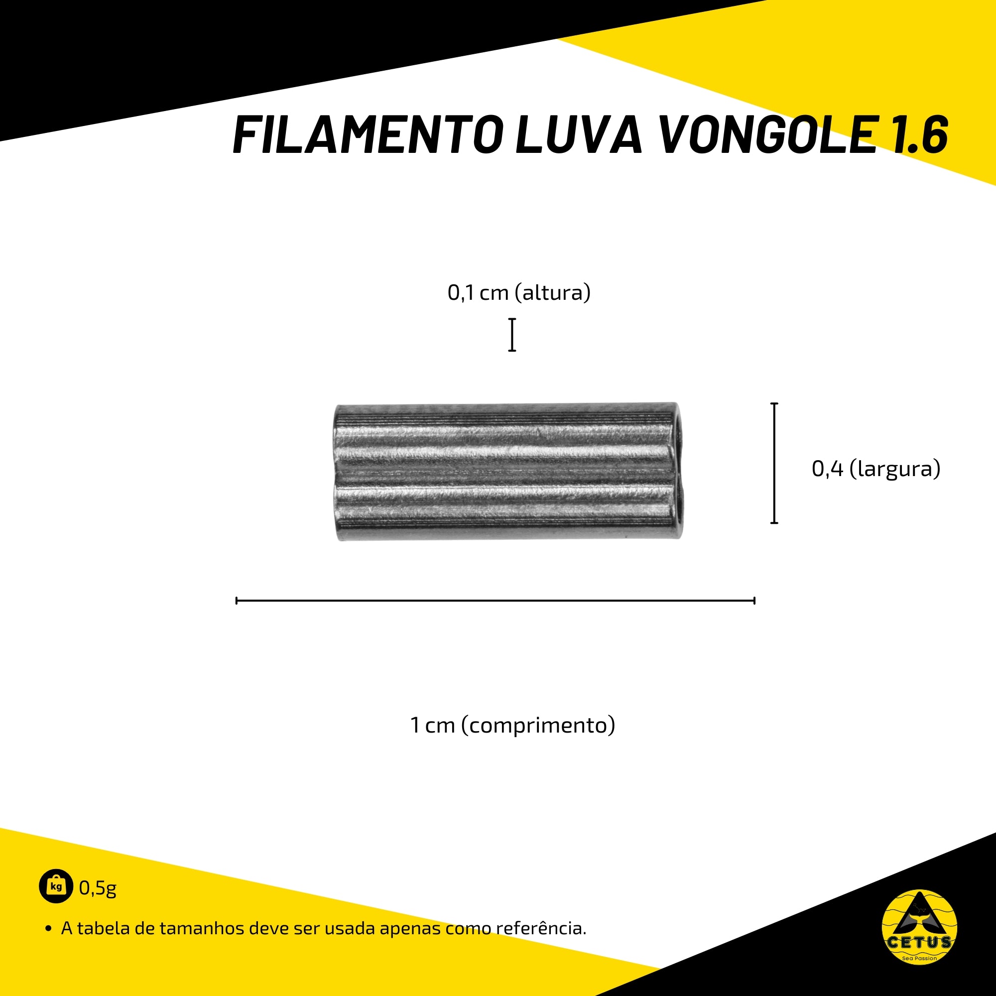 Filamento Luva Cetus Vongole 1.6