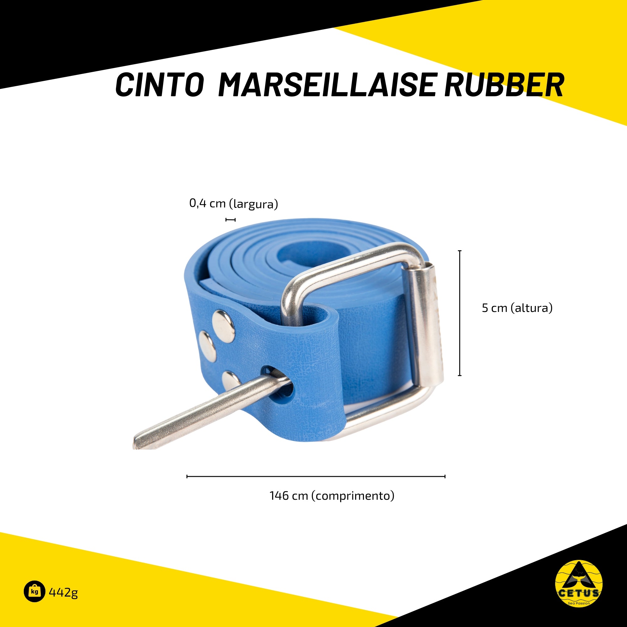 Cinto Cetus Marseillaise Rubber