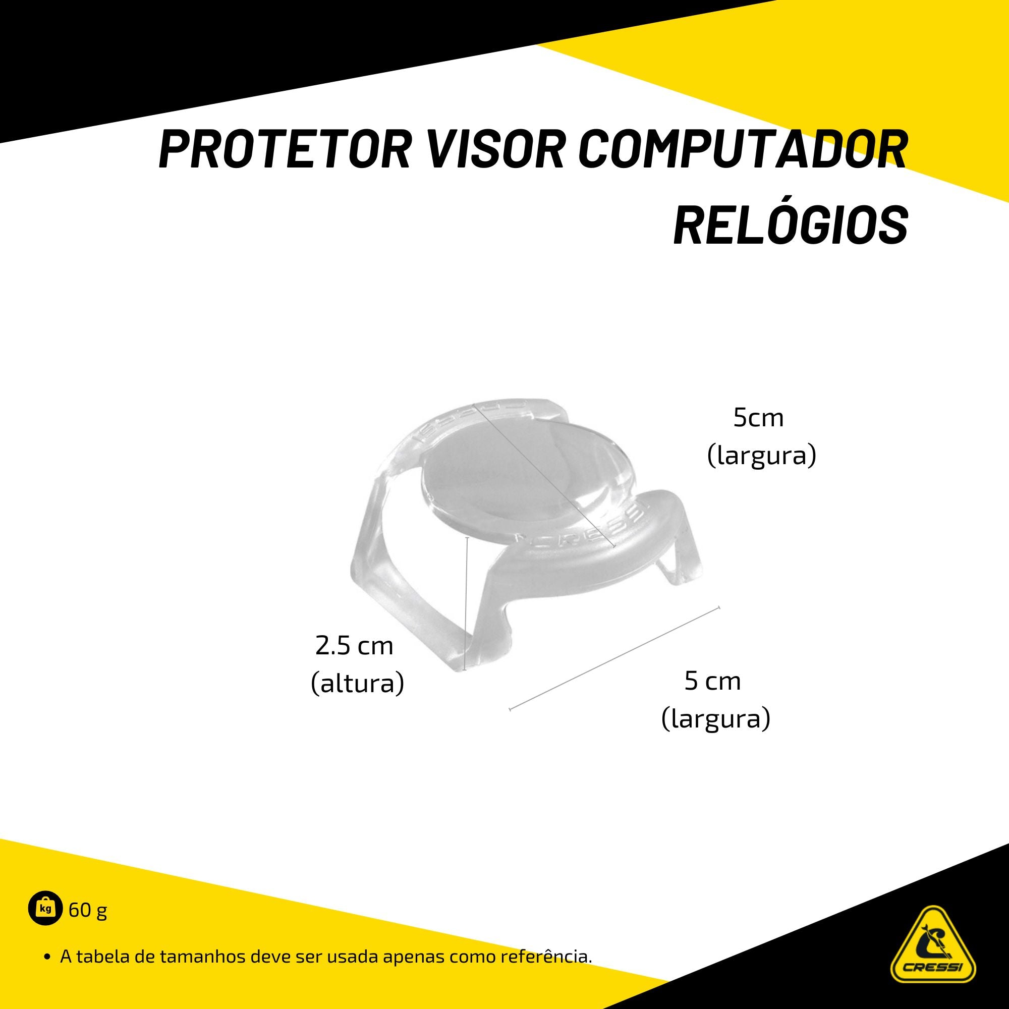 Protetor Visor Computador Cressi Relógios