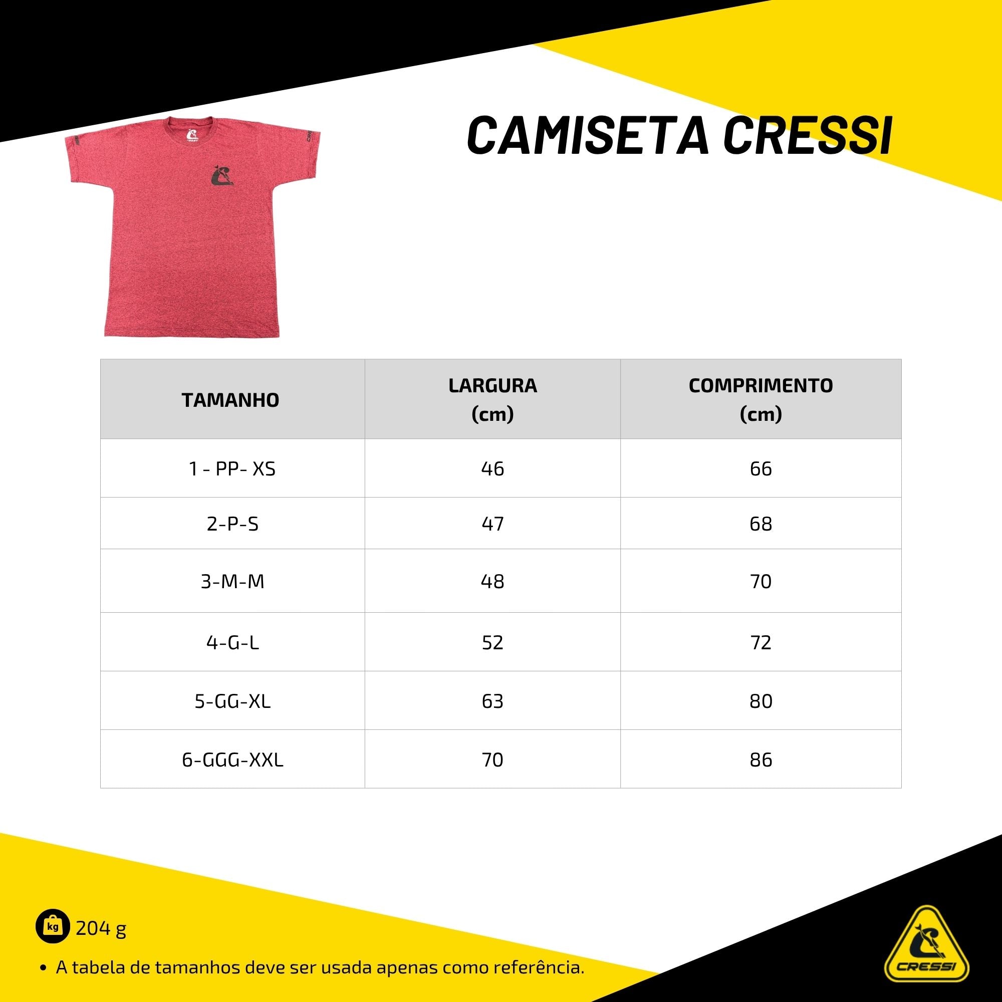 Camiseta Cressi Mescla Mostarda