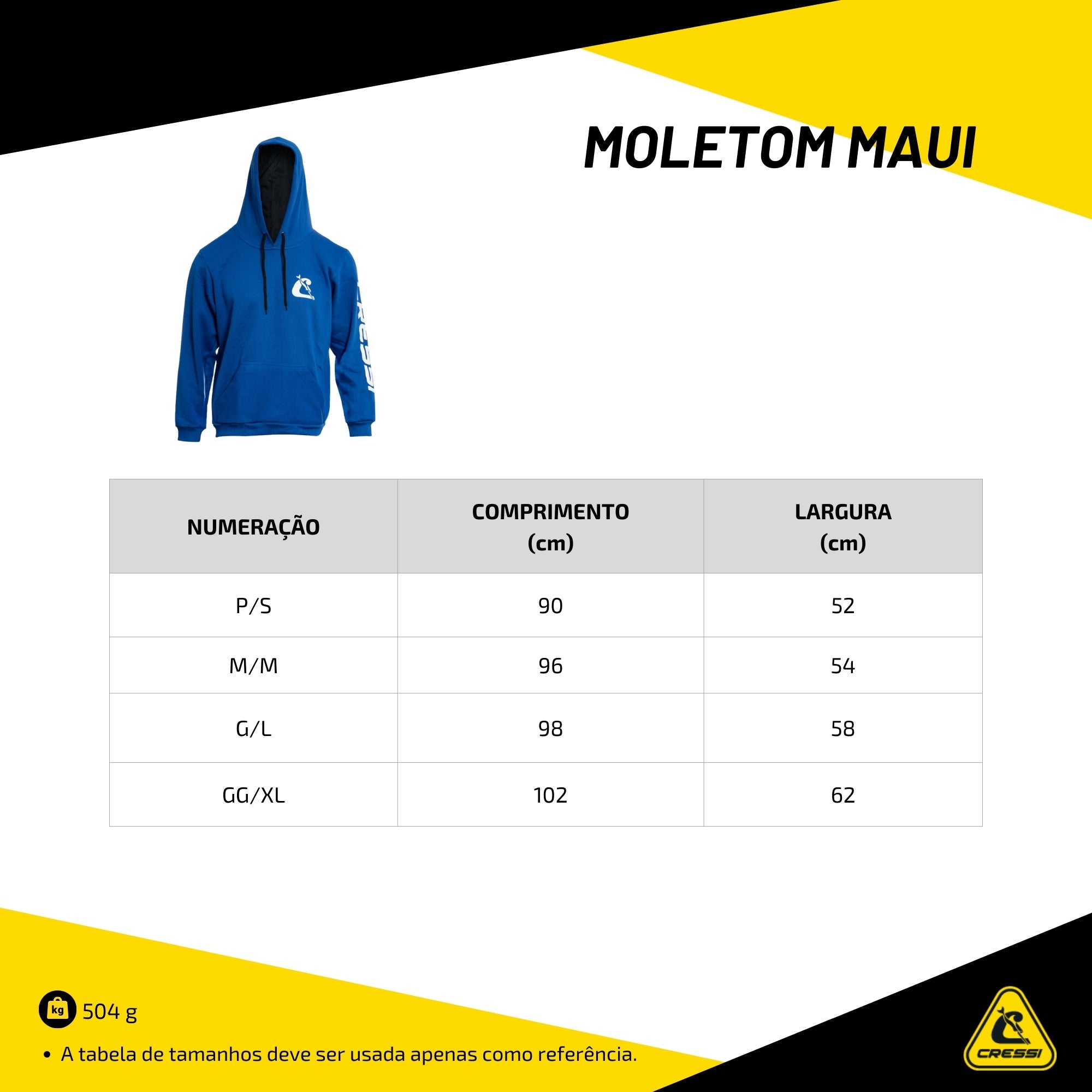 Moletom Cressi Maui Vermelho