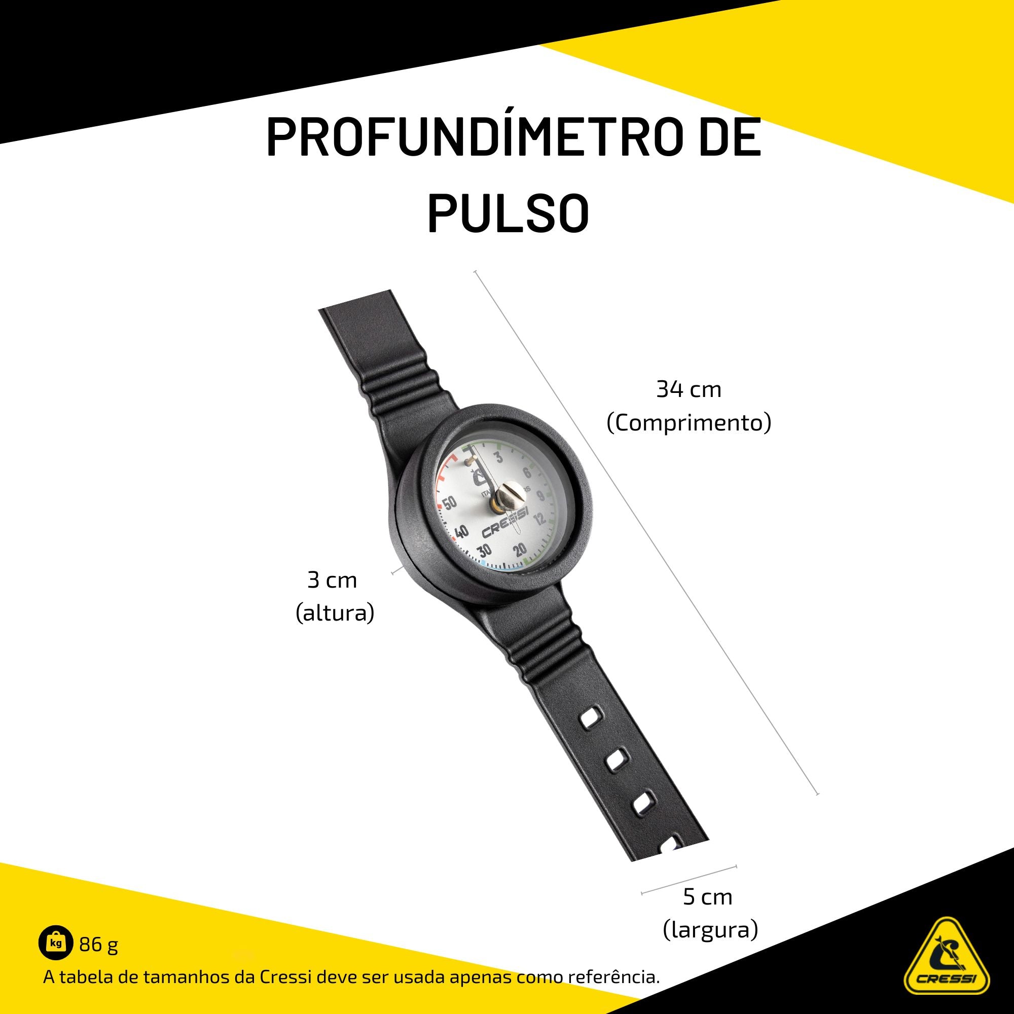Profundímetro de Pulso Cressi