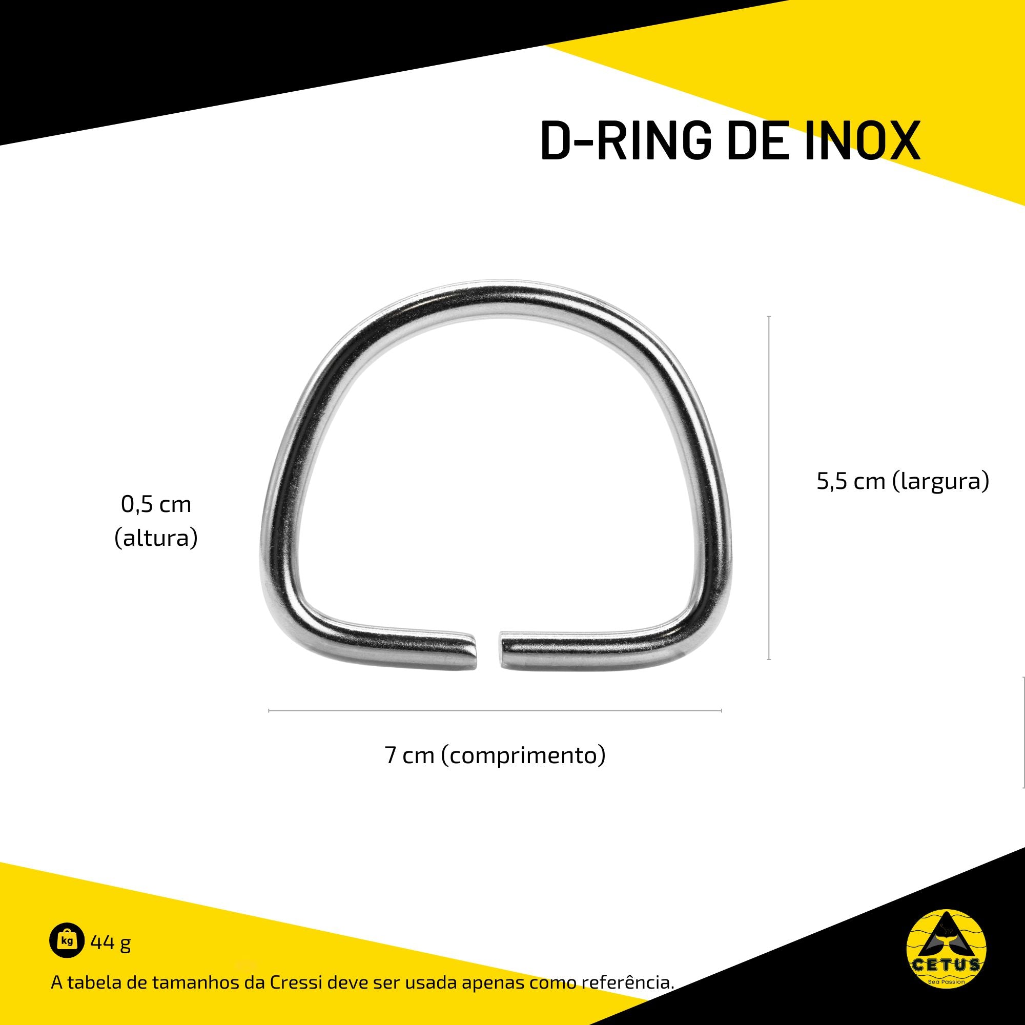 D-Ring de Inox Cetus