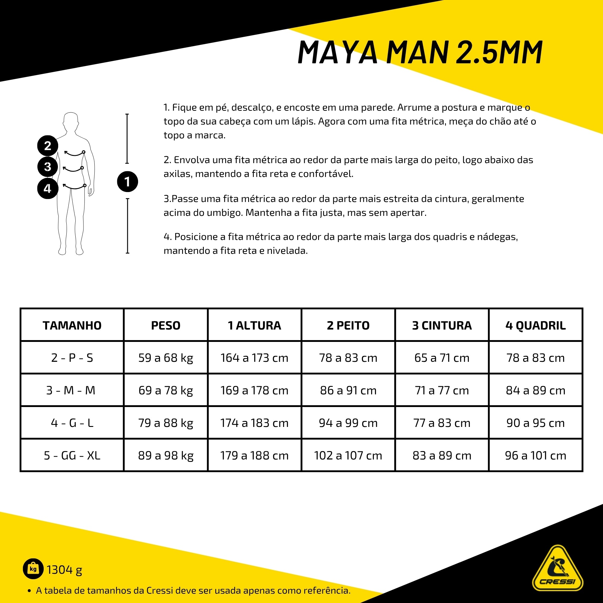 Roupa Cressi Maya Man 2.5mm