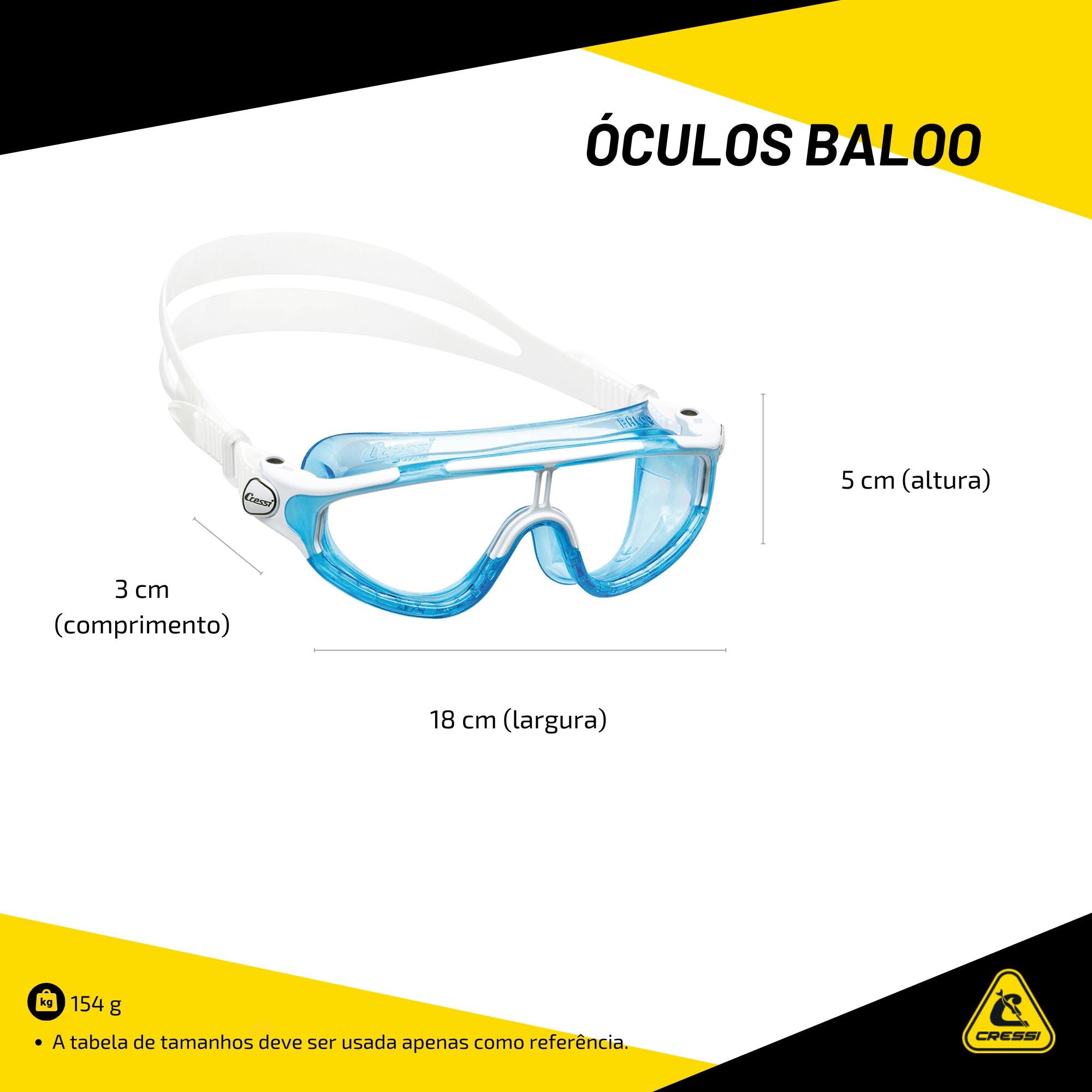 Óculos Cressi Baloo