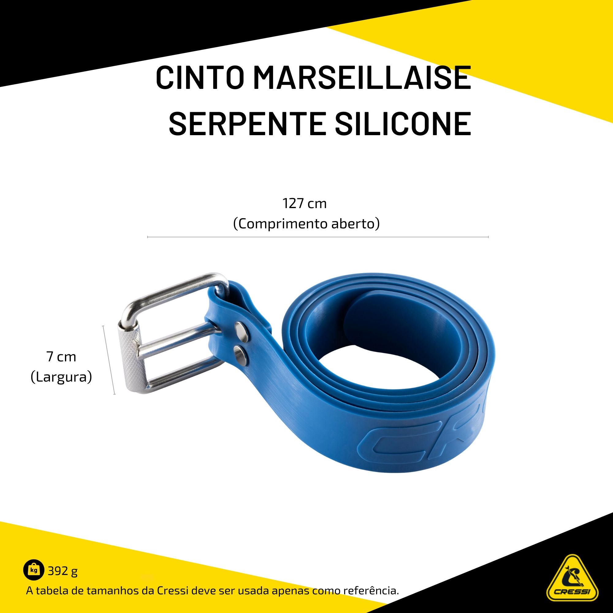 Cinto Cressi Marseillaise Serpente Silicone