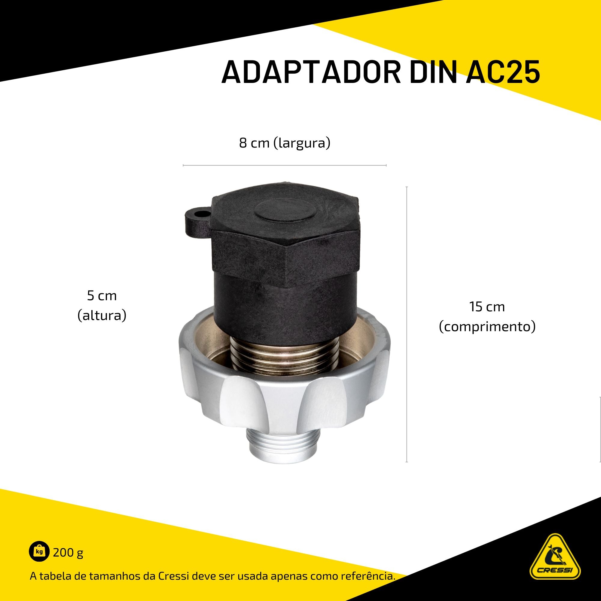 Adaptador Din Cressi AC25