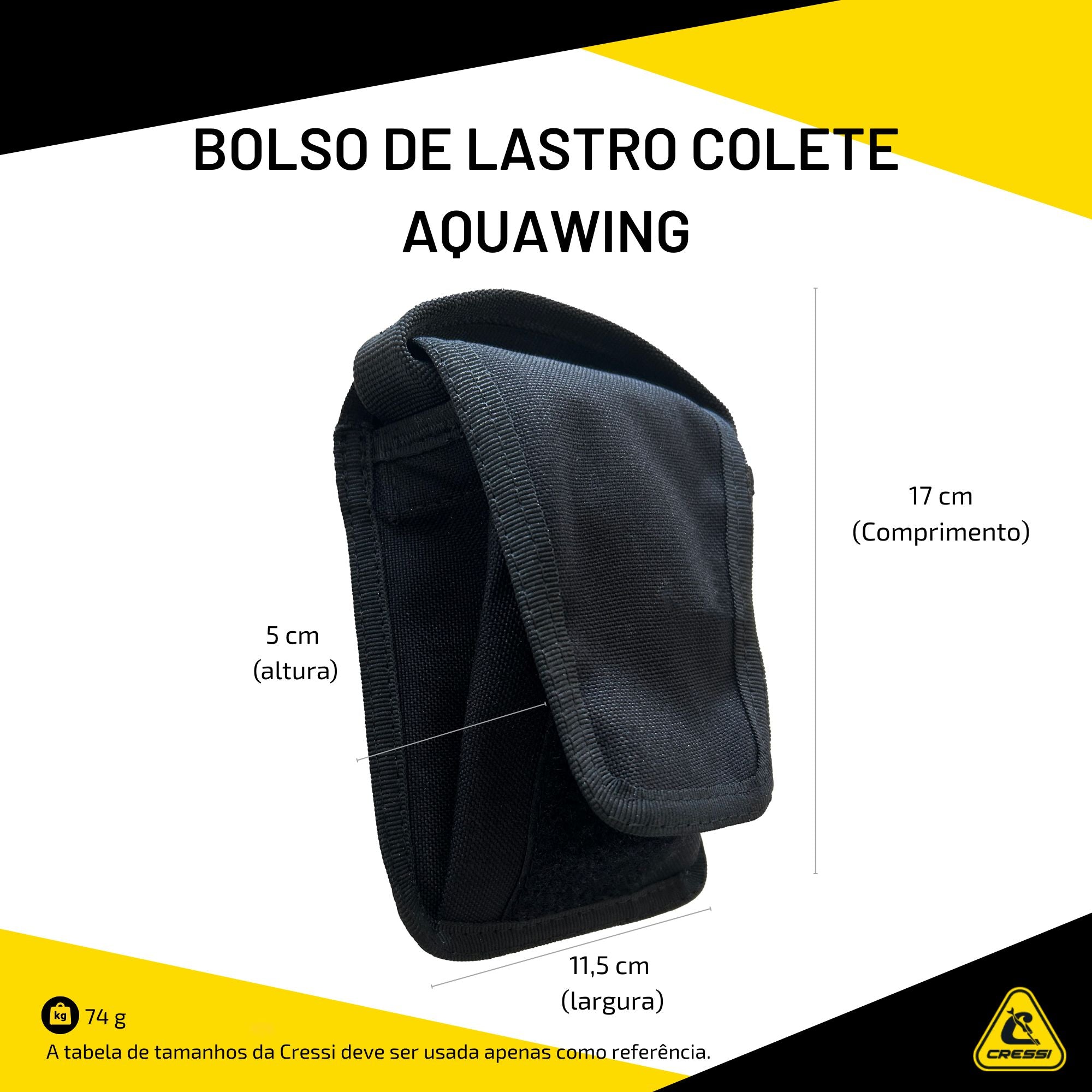 Bolso de Lastro Colete Cressi Aquawing