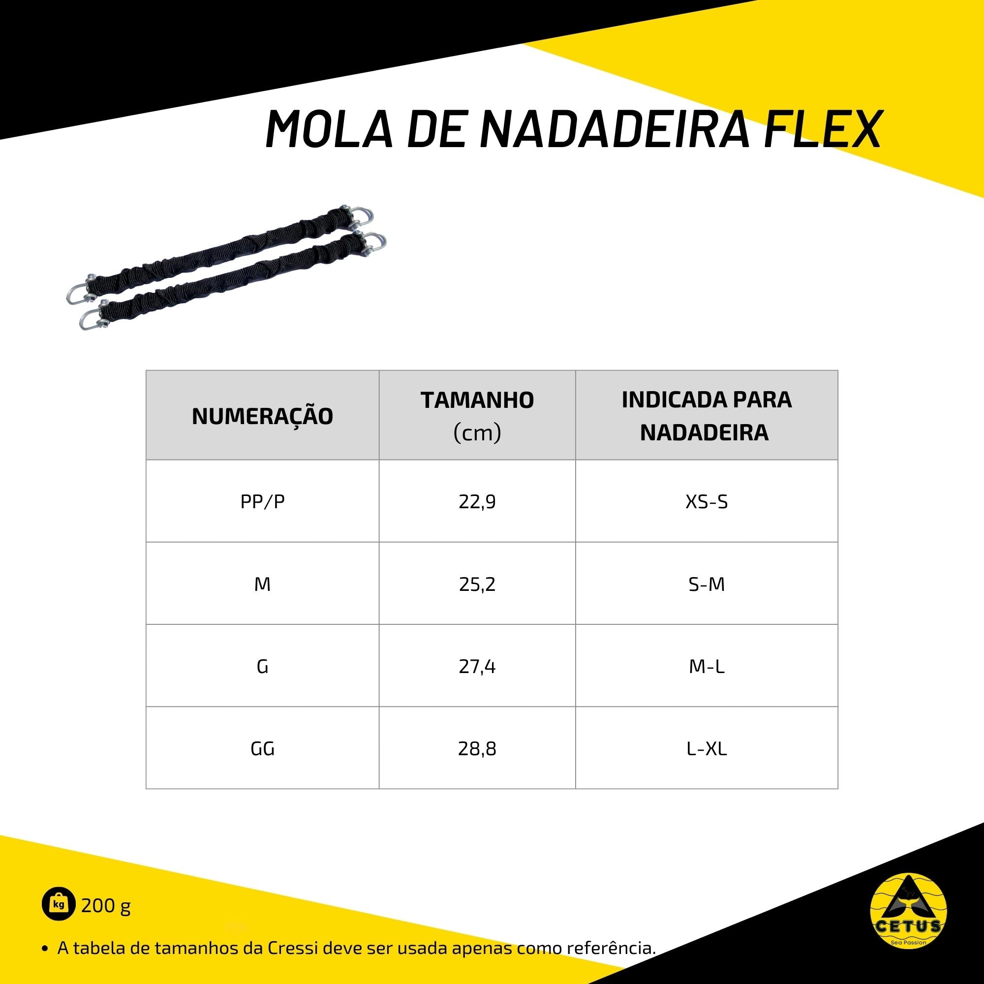 Mola de Nadadeira Cetus Flex