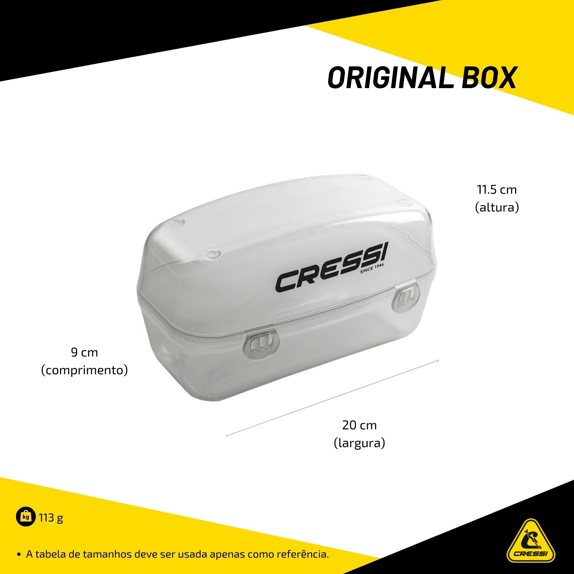 Caixa de Máscara Cressi Original Box